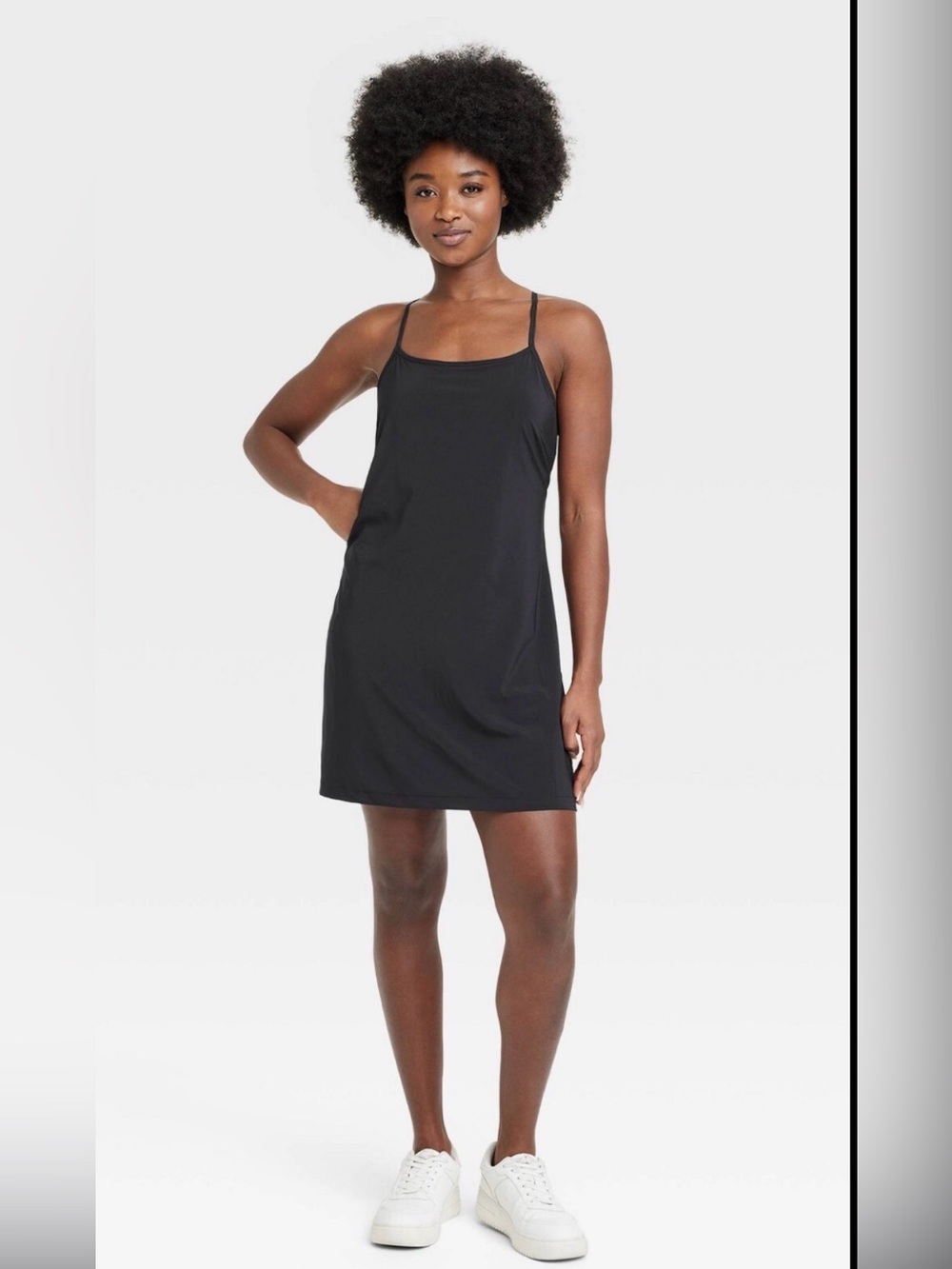 All in Motion flex strappy athletic dress with built in bra and shorts